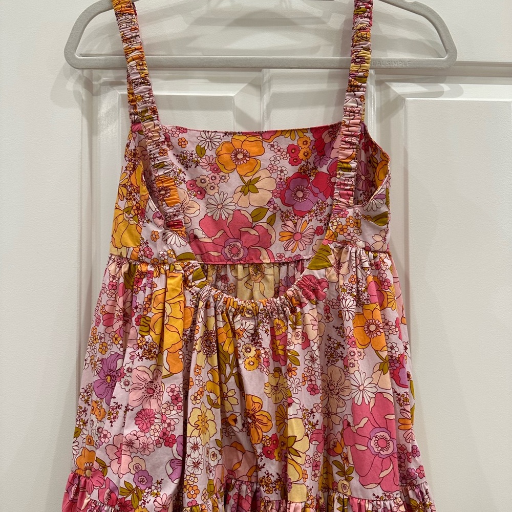Free People Pink & Orange Floral Maxi Dress - Picture 4 of 4